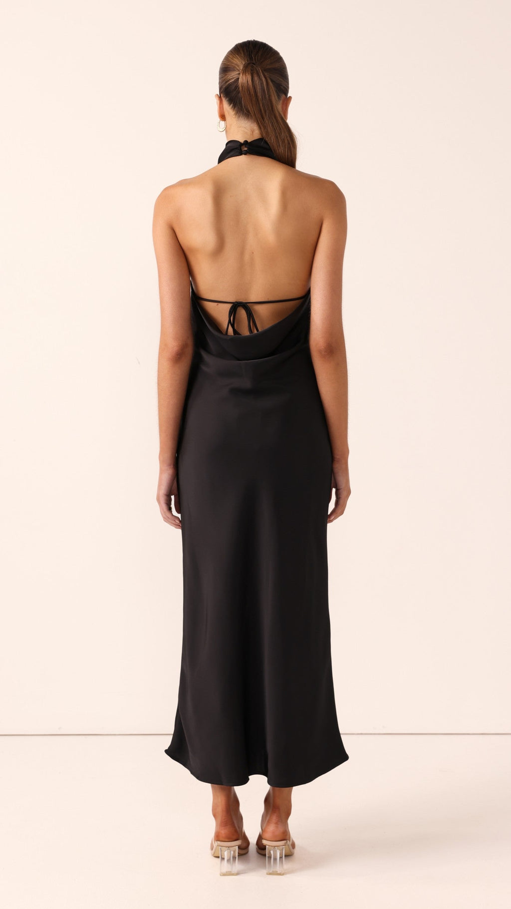 Rina Midi Dress - Black