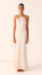 Chiara Maxi Dress - Soft Gold