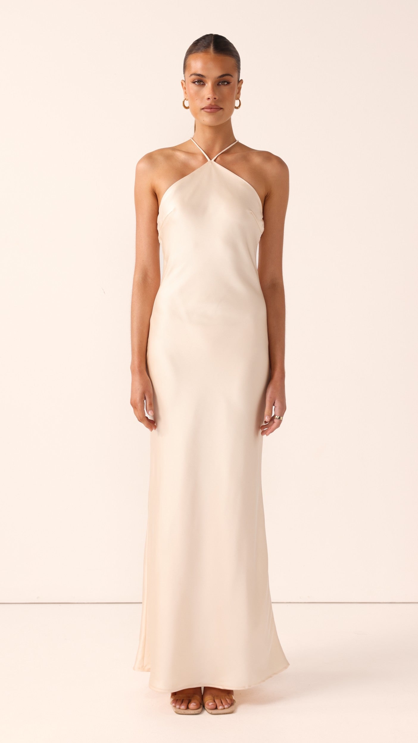 Chiara Maxi Dress - Soft Gold