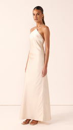 Chiara Maxi Dress - Soft Gold