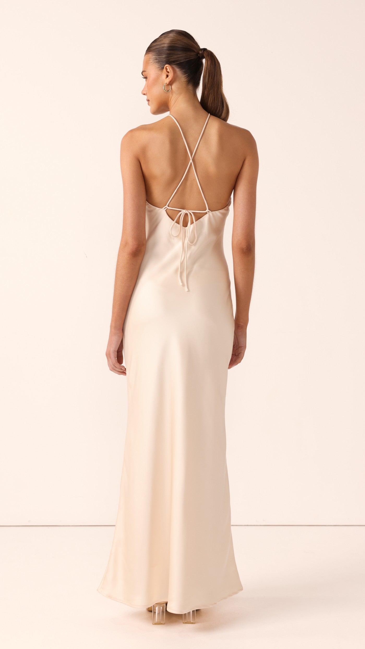 Chiara Maxi Dress - Soft Gold