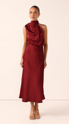 Esther Maxi Dress - Wine