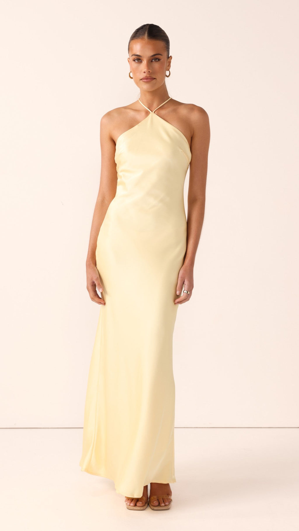 Chiara Maxi Dress - Lemon
