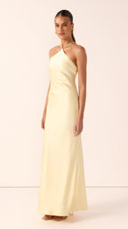 Chiara Maxi Dress - Lemon