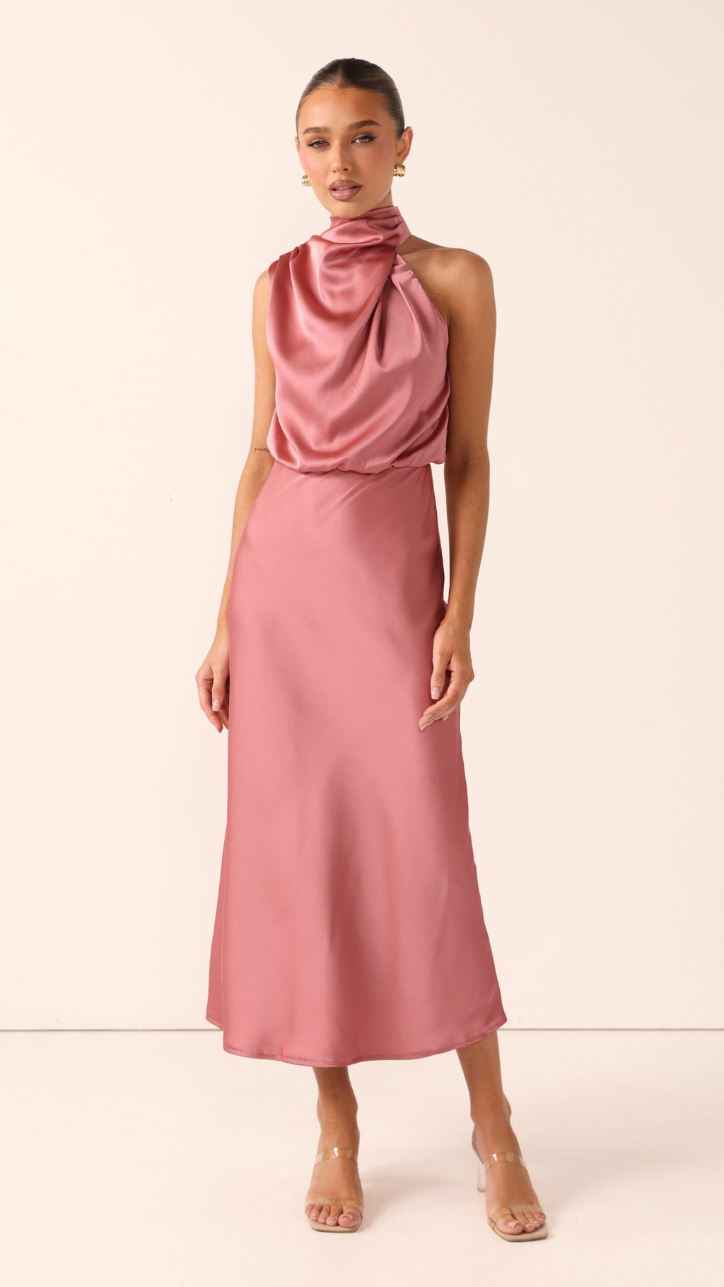 Esther Maxi Dress - Baked Rose