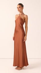 Chiara Maxi Dress - Copper