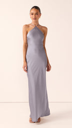 Chiara Maxi Dress - Steel Blue
