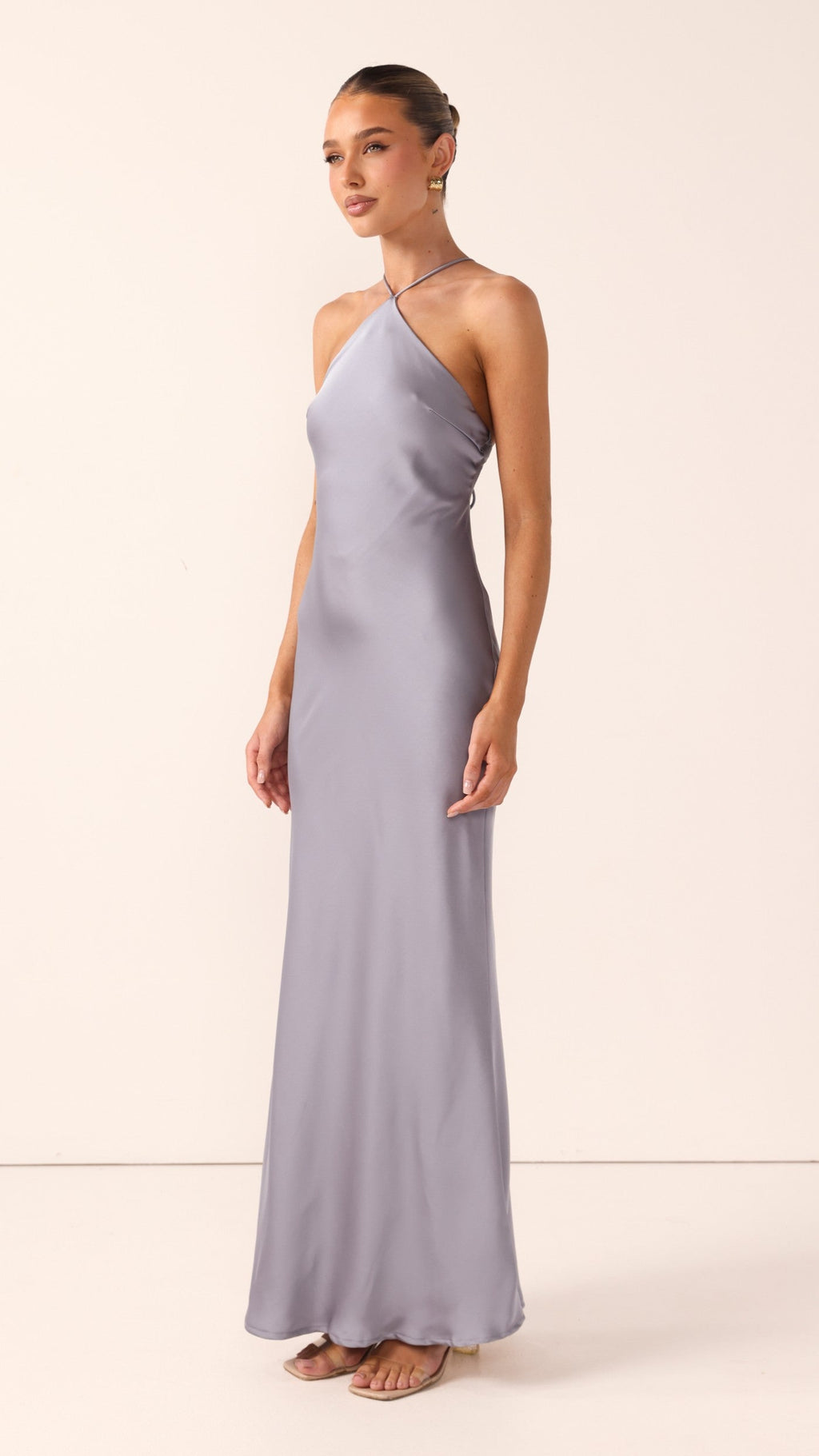 Chiara Maxi Dress - Steel Blue