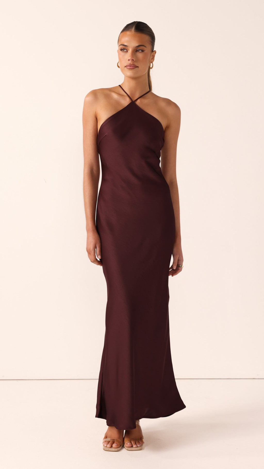 Chiara Maxi Dress - Chocolate