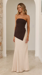 Jayliah Maxi Skirt - Champagne