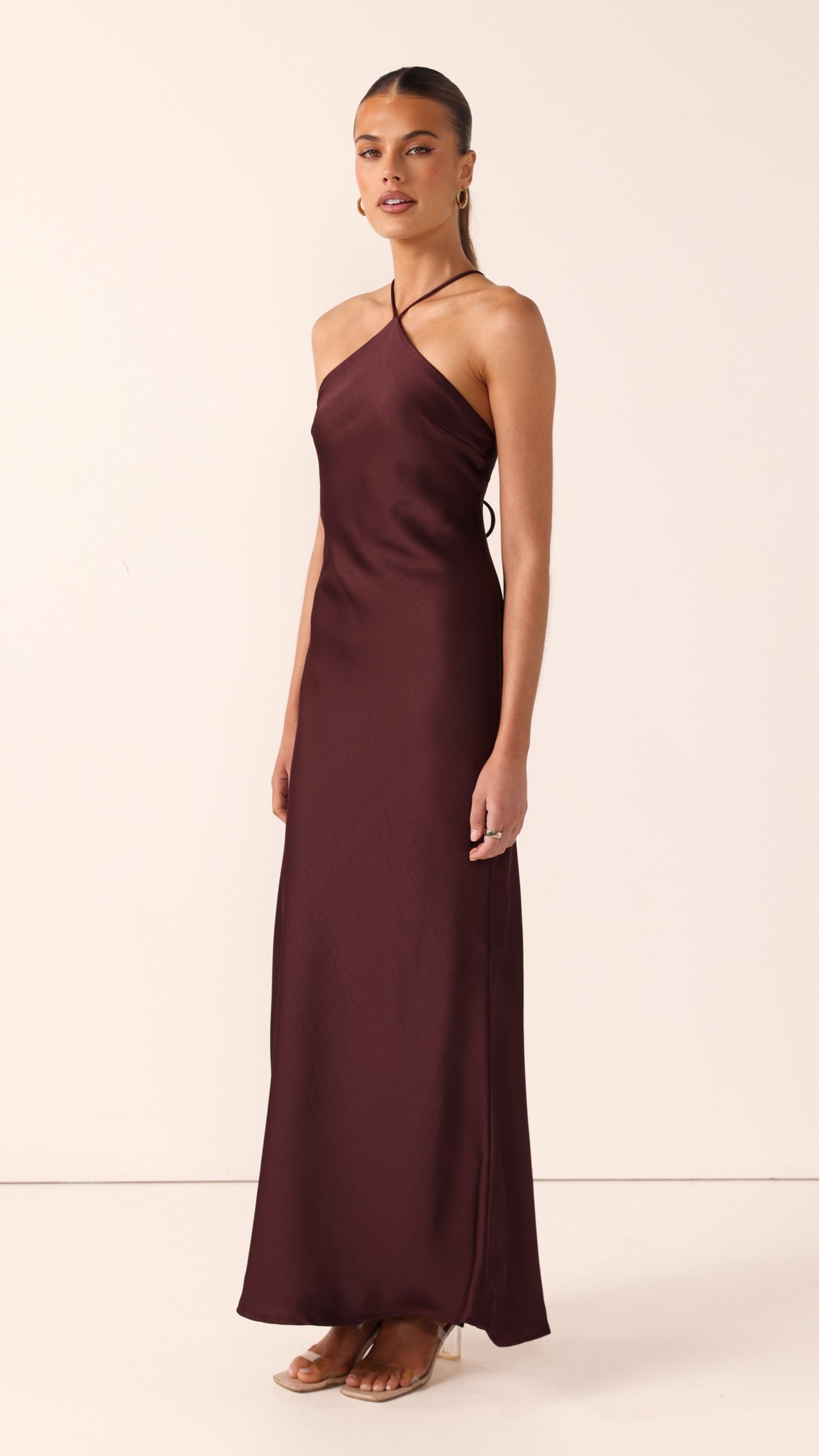 Chiara Maxi Dress - Chocolate