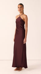 Chiara Maxi Dress - Chocolate