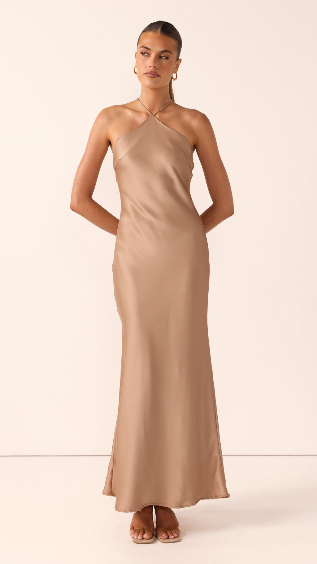 Chiara Maxi Dress - Latte
