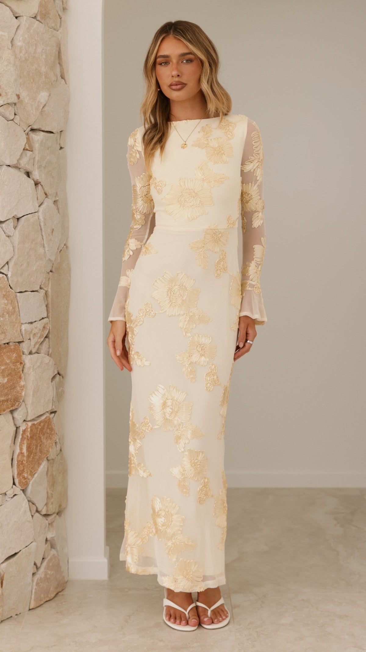 Lottie Maxi Dress - Yellow