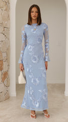 Lottie Maxi Dress - Blue