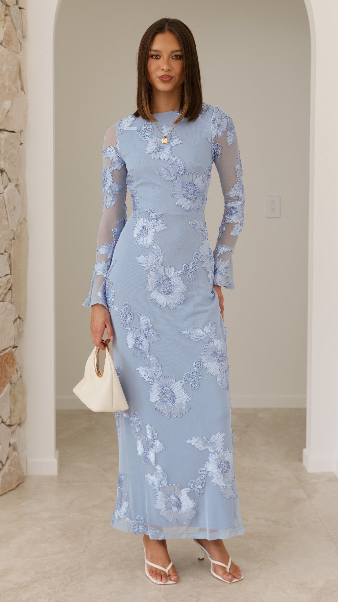 Lottie Maxi Dress - Blue