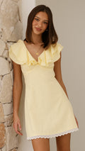 Hattie Mini Dress - Yellow