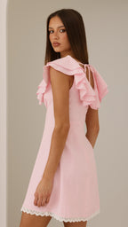 Hattie Mini Dress - Pink