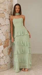 Flora Maxi Dress - Sage