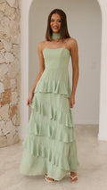 Flora Maxi Dress - Sage