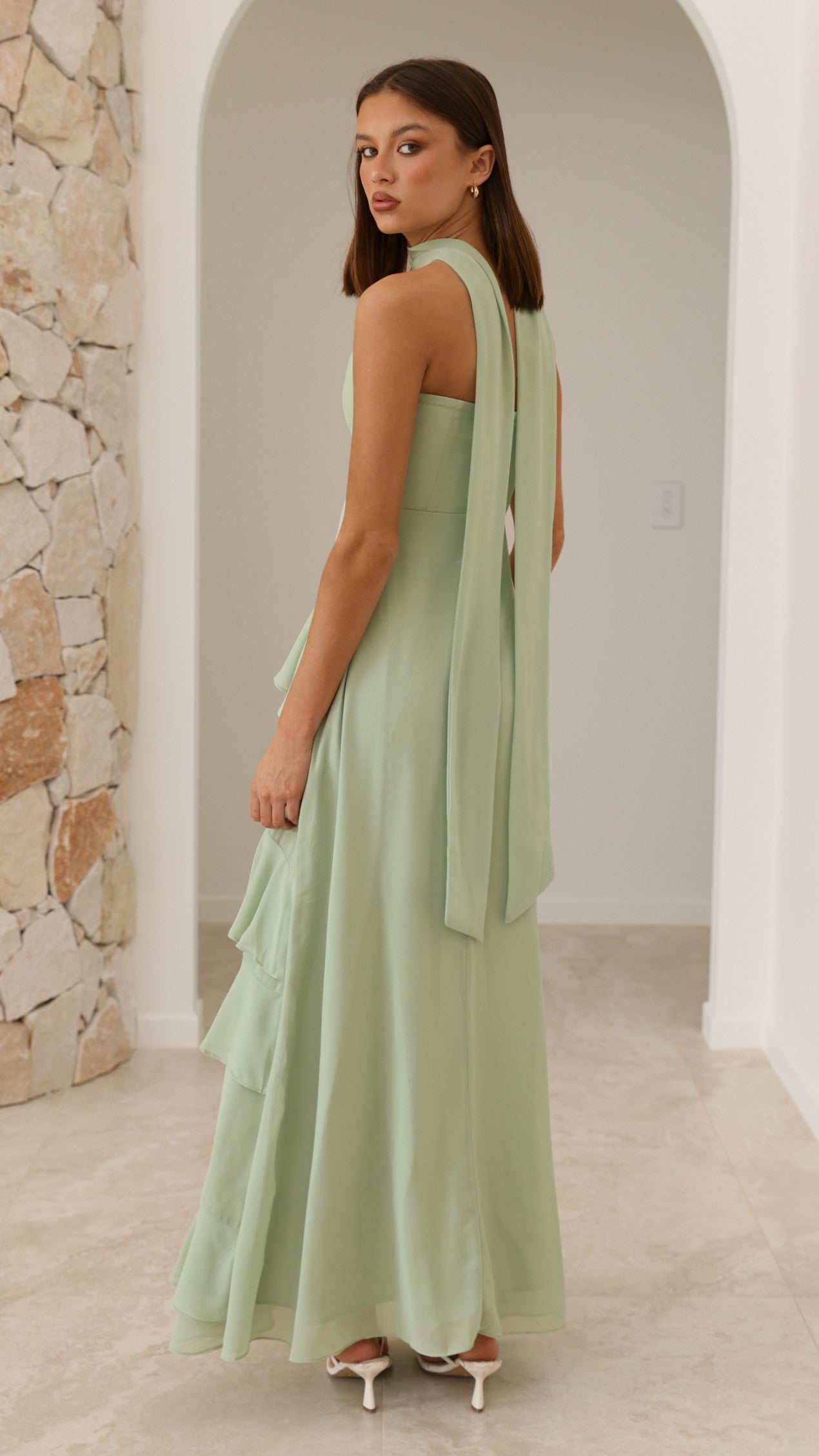 Flora Maxi Dress - Sage