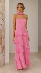 Flora Maxi Dress - Pink