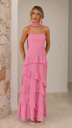 Flora Maxi Dress - Pink
