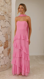 Flora Maxi Dress - Pink