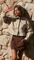 Jazz Trench Bomber - Light Beige