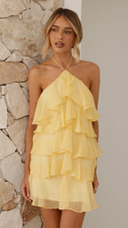 Soho Mini Dress - Yellow