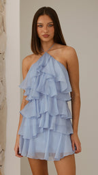 Soho Mini Dress - Blue