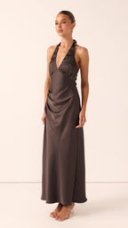 Sylvie Maxi Dress - Espresso