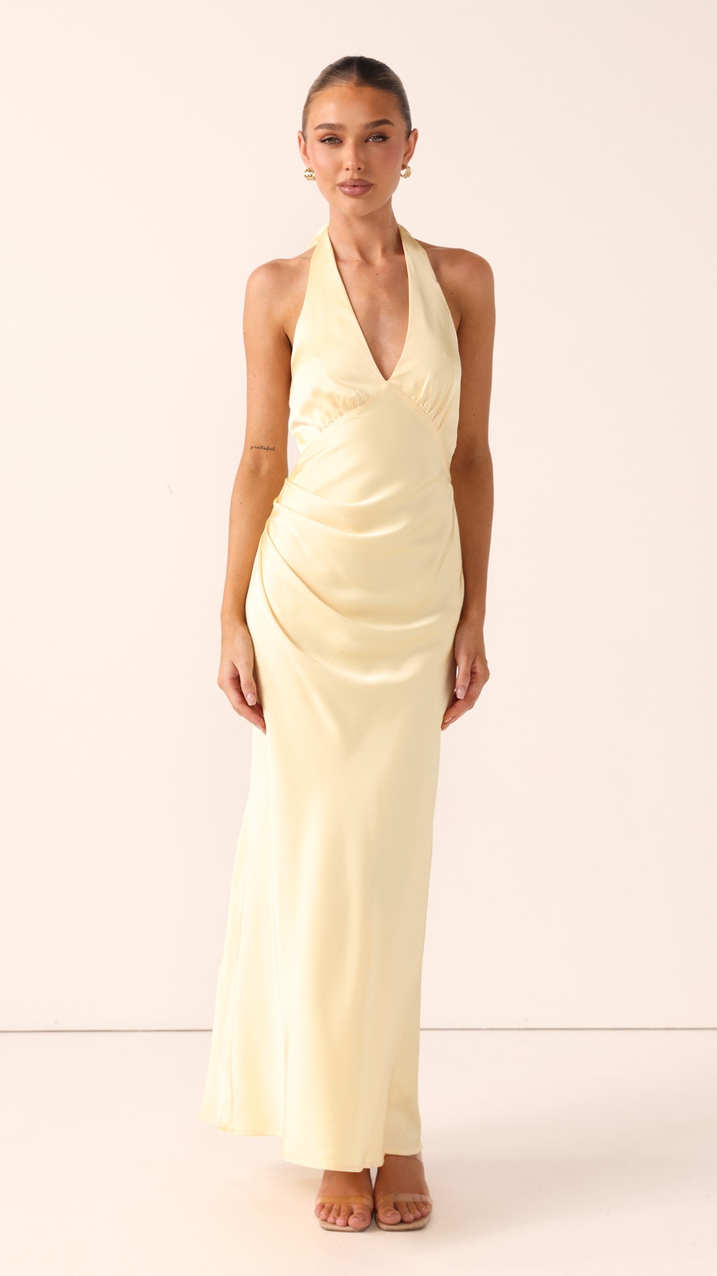 Sylvie Maxi Dress - Lemon