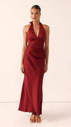 Sylvie Maxi Dress - Wine