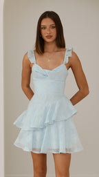 Lila Mini Dress - Blue