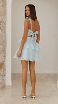 Lila Mini Dress - Blue