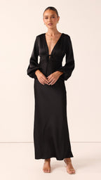 Amara Maxi Dress - Black