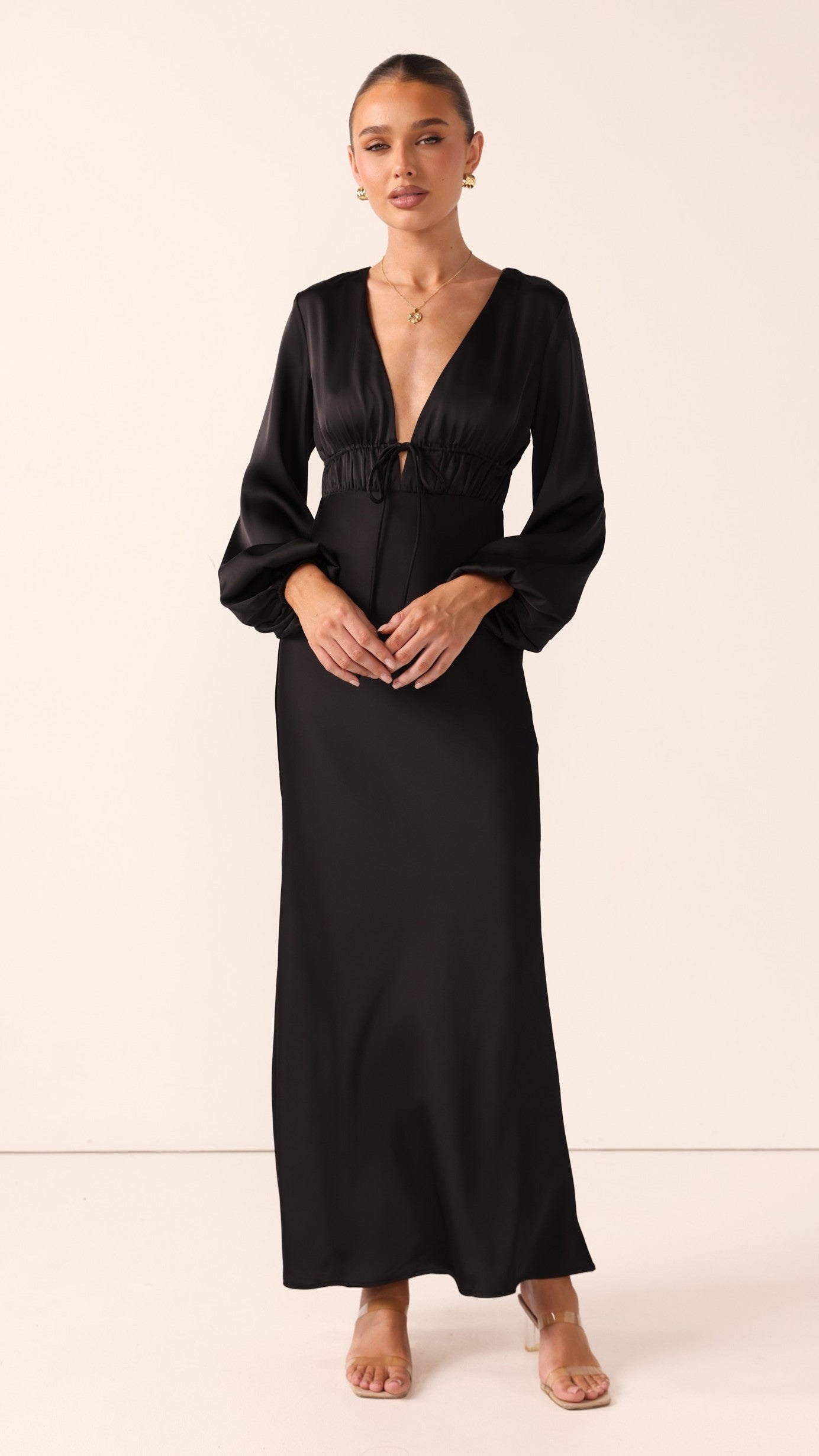 Amara Maxi Dress - Black