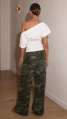 Jazzelle Cargo Pants - Dark Camo