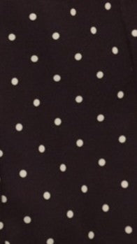 Lula Mini Dress - Brown Polka