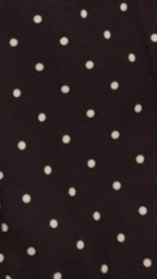 Lula Mini Dress - Brown Polka