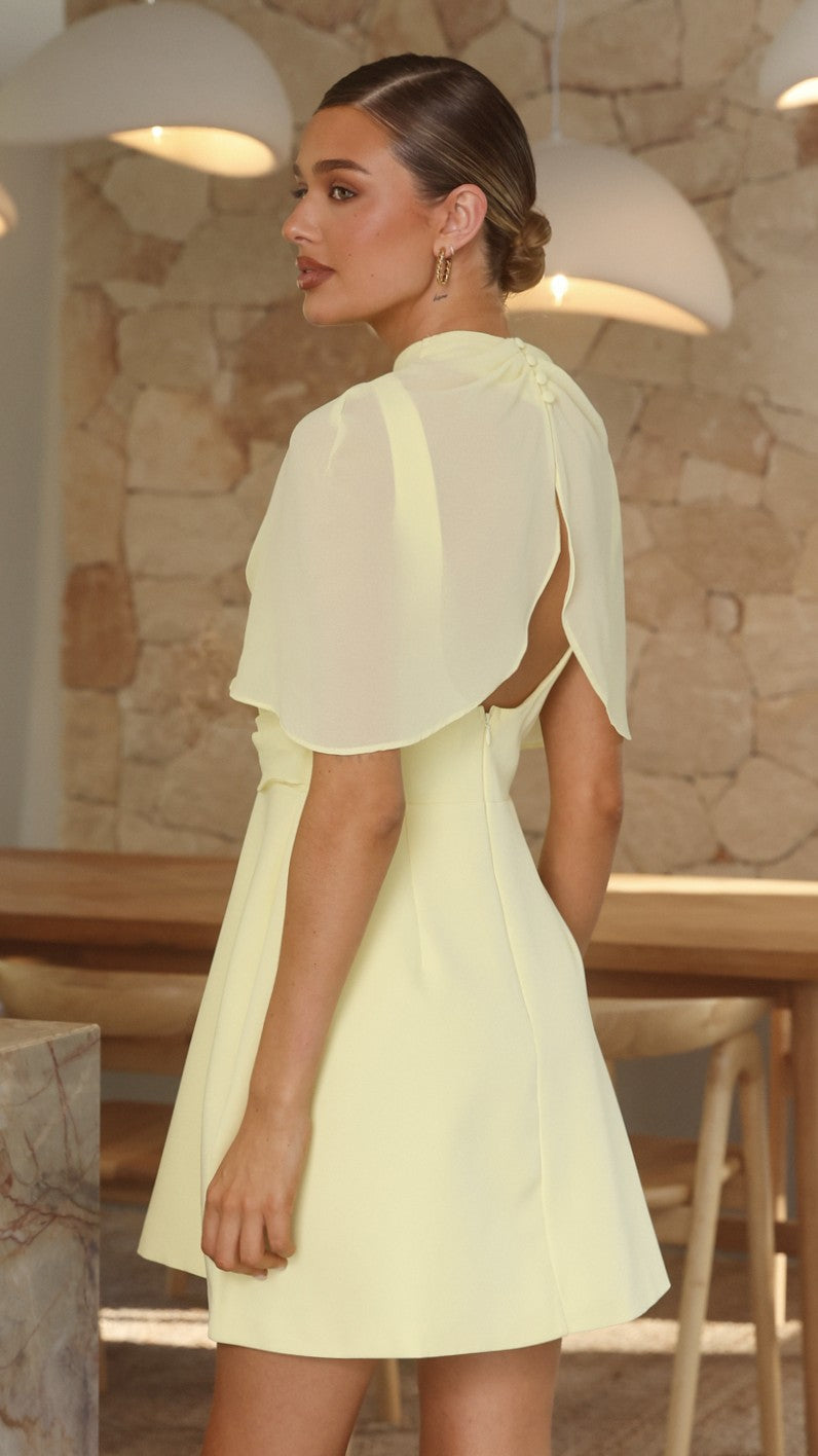 Zahni Mini Dress - Yellow