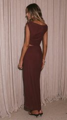 Seren Maxi Dress - Chocolate