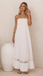 Sandra Maxi Dress - White
