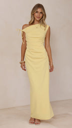 Lealah Maxi Dress - Yellow