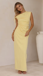 Lealah Maxi Dress - Yellow