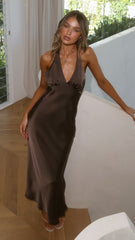 Harlow Maxi Dress - Espresso