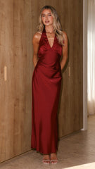Sylvie Maxi Dress - Wine