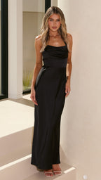 Alexa Maxi Dress - Black