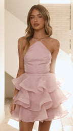 Soraya Mini Dress - Pink